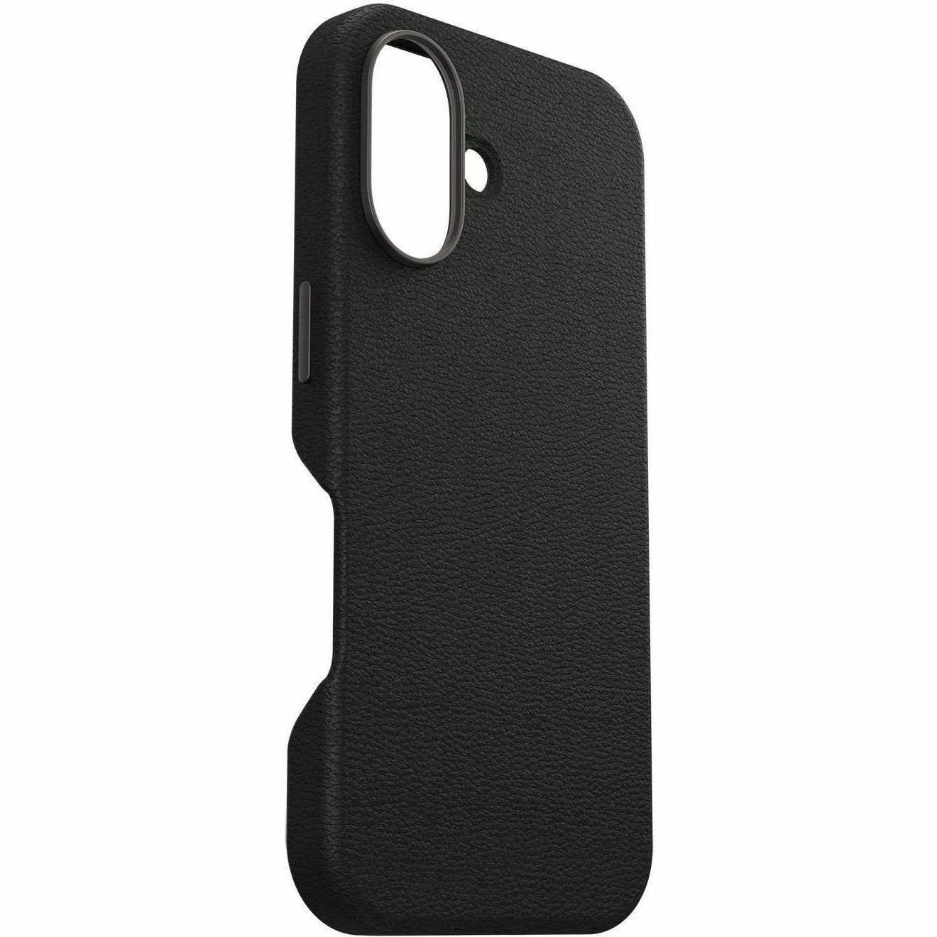 OtterBox Symmetry Case for Apple iPhone 16 Smartphone - Noir Ash (Black)