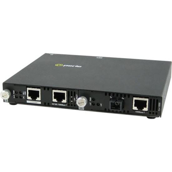 Perle SMI-1000-S1SC10U Gigabit Ethernet Media Converter