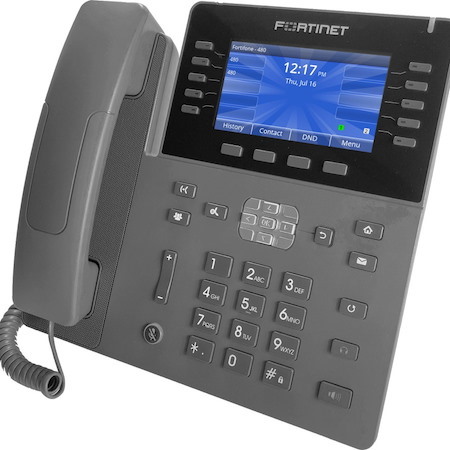 Fortinet FortiFone FON-480 IP Phone - Corded/Cordless - Corded - Bluetooth - Desktop