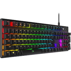 HyperX Alloy Origins Gaming Keyboard - Cable Connectivity - USB Type A, USB Type C Interface - English (US) - QWERTY Layout