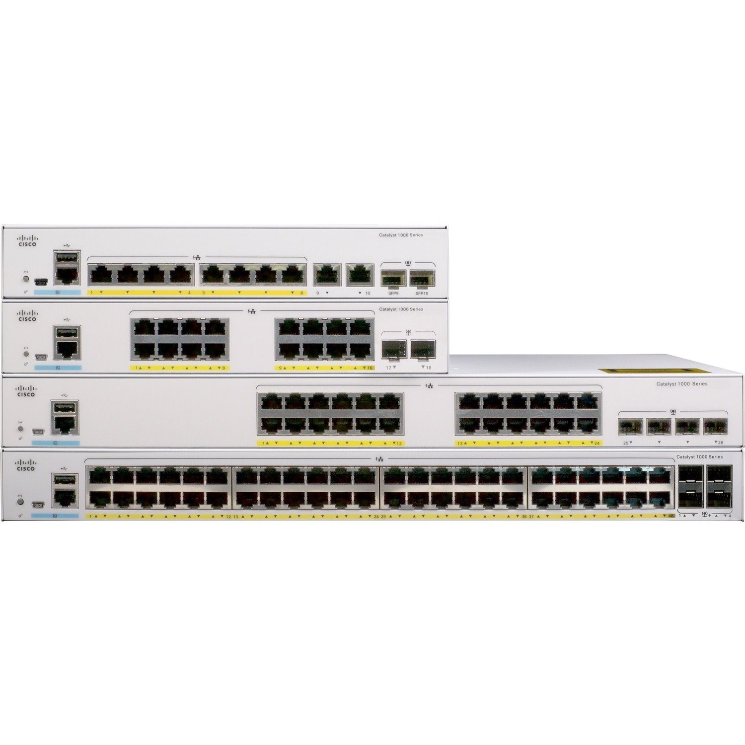 Cisco Catalyst 1000 C1000-8T 8 Ports Manageable Ethernet Switch