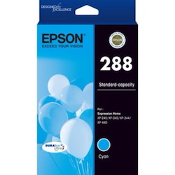 Epson DURABrite Ultra 288 Original Standard Yield Inkjet Ink Cartridge - Cyan - 1 Pack