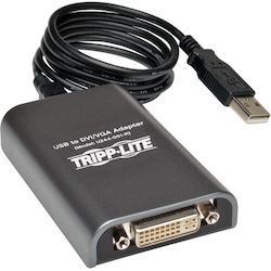 Tripp Lite by Eaton USB 2.0 to DVI/VGA External Multi-Monitor Video Card 128 MB SDRAM 1920 x 1080 (1080p) @ 60 Hz