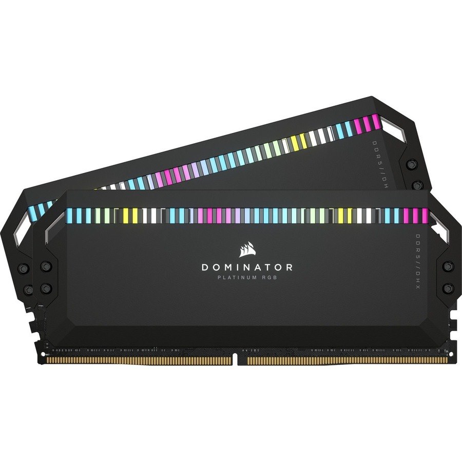 Corsair Dominator Platinum RGB 32GB (2 x 16GB) DDR5 DRAM 5200MHz C40 Memory Kit - Black