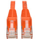 Eaton Tripp Lite Series Cat6 Gigabit Snagless Molded (UTP) Ethernet Cable (RJ45 M/M), PoE, Orange, 6 ft. (1.83 m)