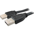 Comprehensive Pro AV/IT Active Plenum USB A Male to B Male Cable 75ft