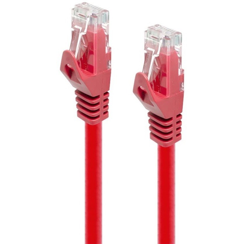 Alogic Red CAT6 Network Cable - 0.3m
