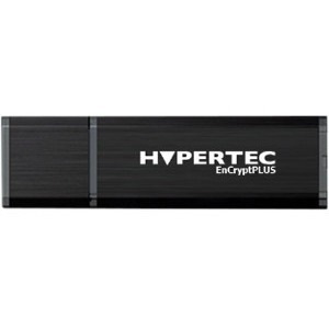 Hypertec HyperDrive 32 GB USB 3.0 Type A Flash Drive - Black - 256-bit AES