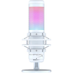 HyperX QuadCast S Wired Condenser Microphone - White, Grey