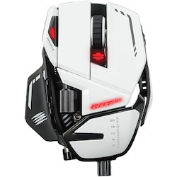 Mad Catz The Authentic R.A.T. 8+ Optical Gaming Mouse - White