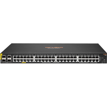 Aruba 6100 48 Ports Manageable Ethernet Switch - Gigabit Ethernet, 10 Gigabit Ethernet - 10/100/1000Base-T, 10GBase-X