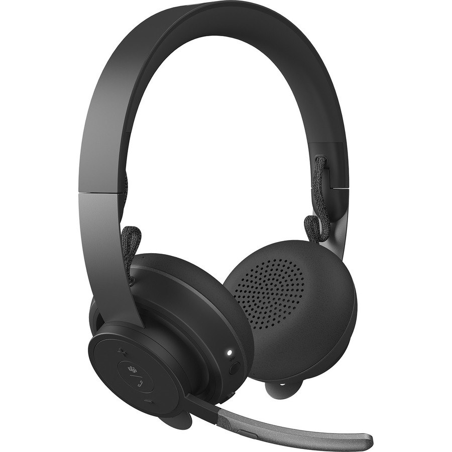 Logitech Zone Wireless Plus Wireless On-ear Stereo Headset - Black