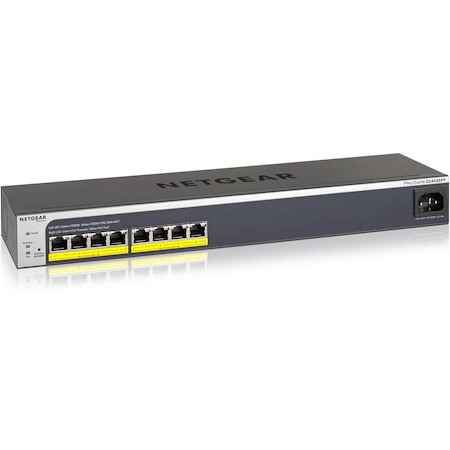 Netgear ProSafe GS408EPP 8 Ports Manageable Ethernet Switch - Gigabit Ethernet - 1000Base-T