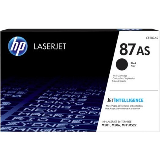 HP 87AS Original High Yield Laser Toner Cartridge - Black Pack