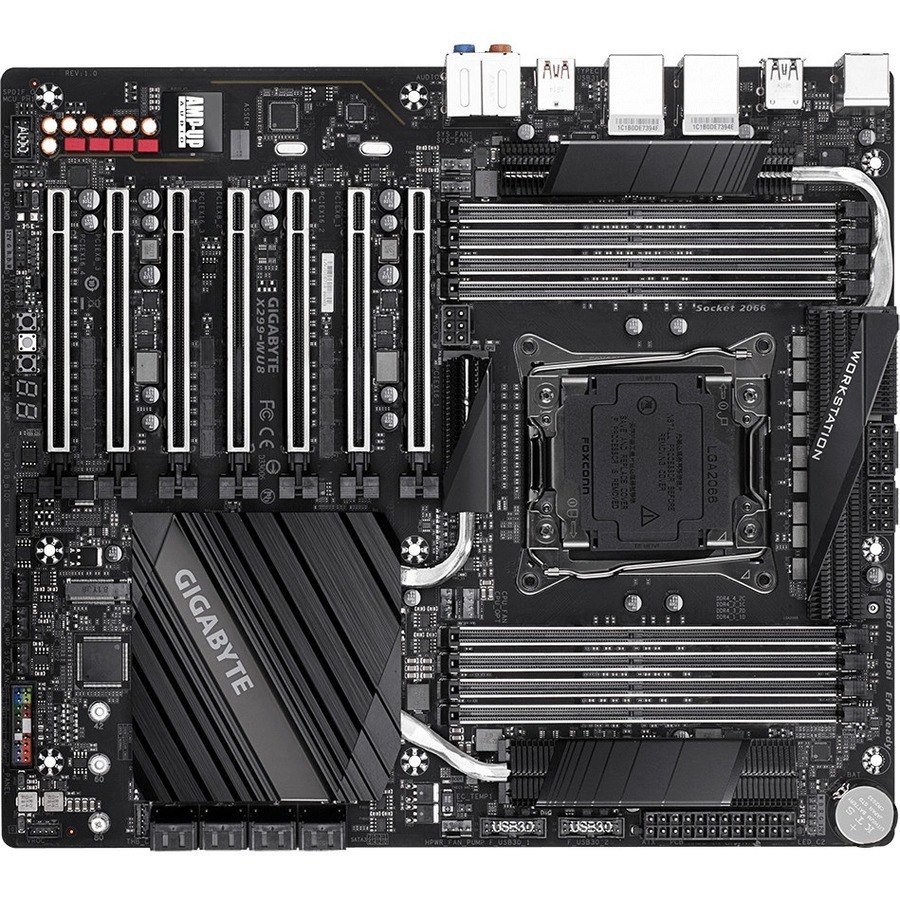 Gigabyte X299-WU8 Server Motherboard - Intel X299 Chipset - Socket R4 LGA-2066 - Intel Optane Memory Ready - ATX