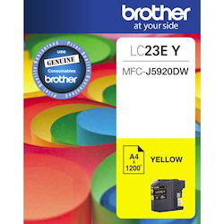 Brother LC23EY Original Inkjet Ink Cartridge - Yellow Pack