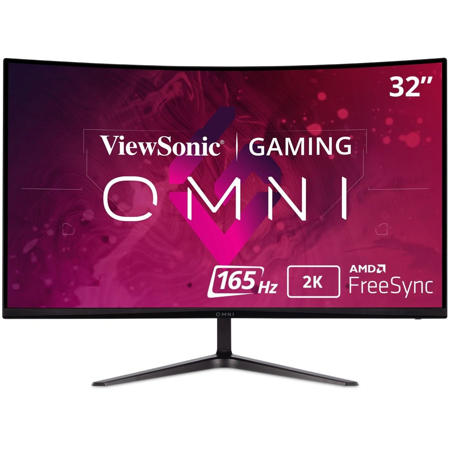 ViewSonic Entertainment VX3218C-2K 32" Class WQHD Curved Screen LED Monitor - 16:9 - Black