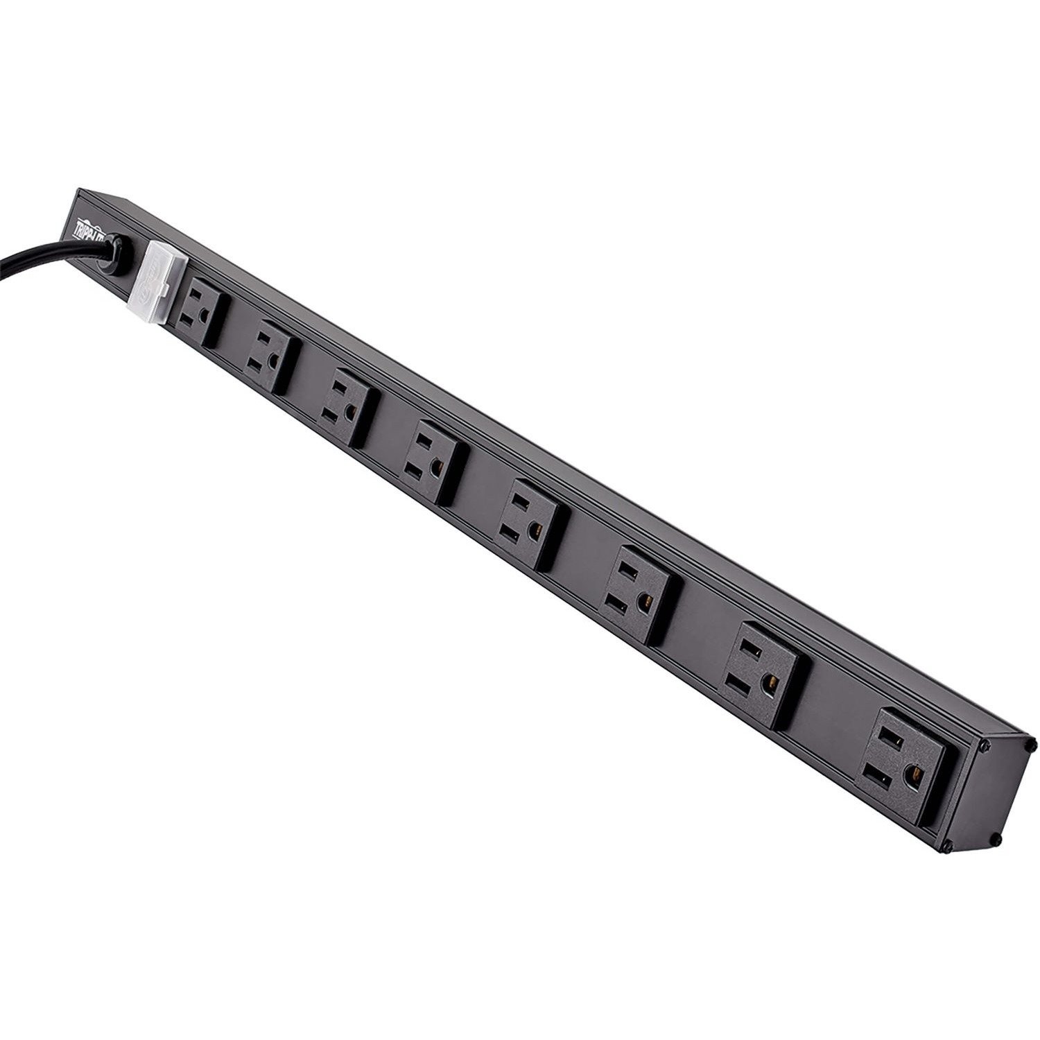 Tripp Lite by Eaton 8-Outlet Vertical Power Strip, 120V, 15A, NEMA 5-15P, 15 ft. (4.57 m) Cord, 24 in., Black Housing