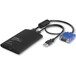 StarTech.com USB Crash Cart Adapter - File Transfer & Video - Portable Server Room Laptop to KVM Console Crash Cart (NOTECONS02)