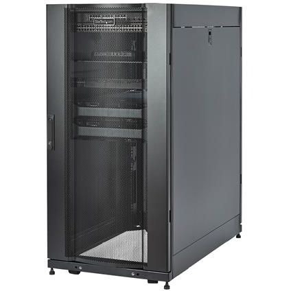 StarTech.com 4-Post 25U Server Rack Cabinet, 19" Data Rack Cabinet for Computer / IT Equipment, Home Network Rack, Half Height Server Rack