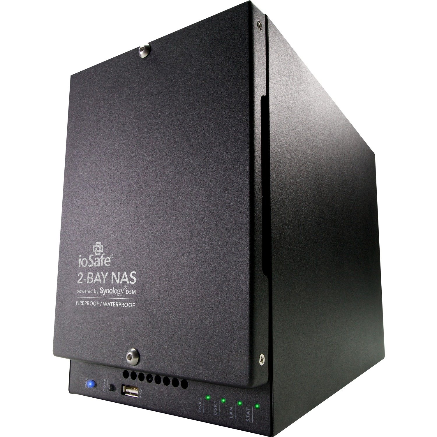 ioSafe 218 SAN/NAS Server with NAS Hard Drives