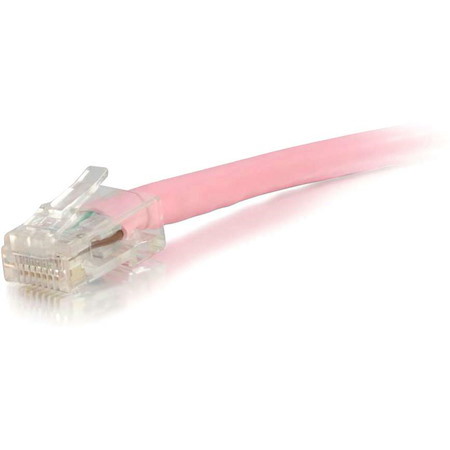 C2G-25ft Cat5e Non-Booted Unshielded (UTP) Network Patch Cable - Pink