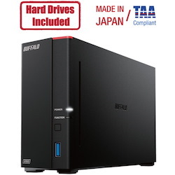Buffalo LinkStation 710D 8TB Hard Drives Included (1 x 8TB, 1 Bay)