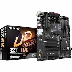 Gigabyte Ultra Durable B550 UD AC Desktop Motherboard - AMD B550 Chipset - Socket AM4 - ATX
