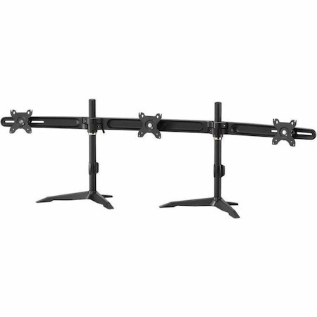 Amer Mounts Triple Monitor Mount Stand Max 30" Display