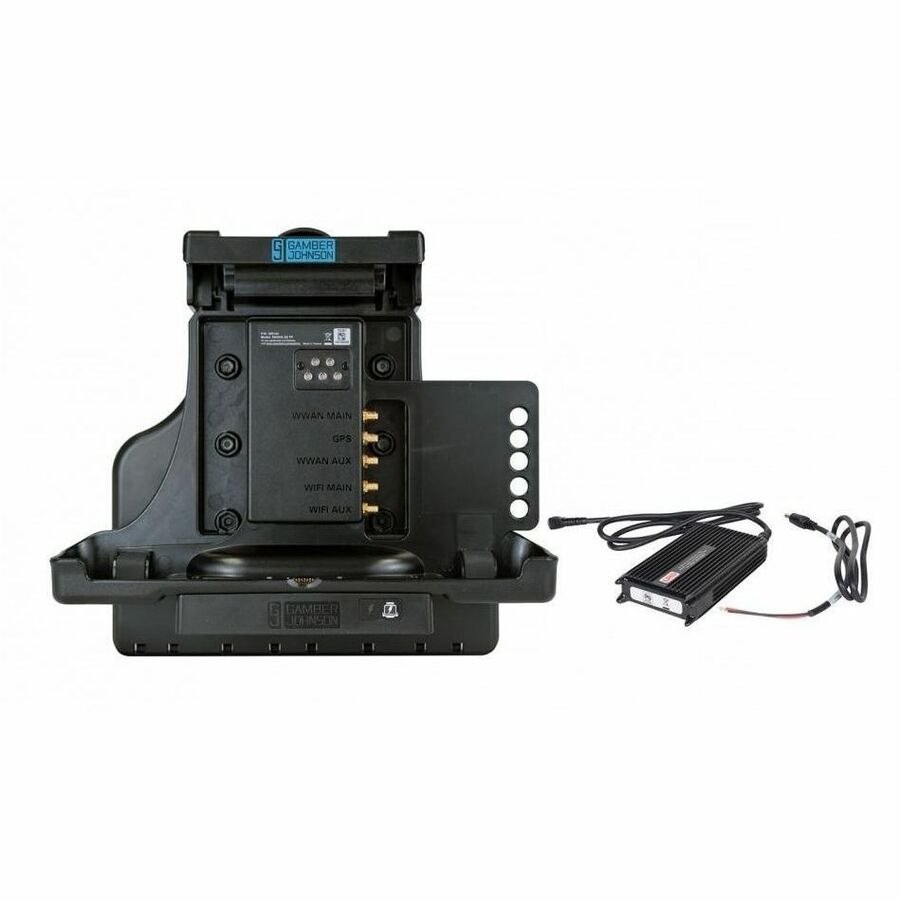 Gamber-Johnson Rugged Docking Station for Tablet/Headphone/Microphone/Speaker - Charging Capability