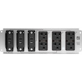 APC by Schneider Electric Backplate Kit with 6x NEMA 5-20R Outlets for Smart-UPS Modular Ultra