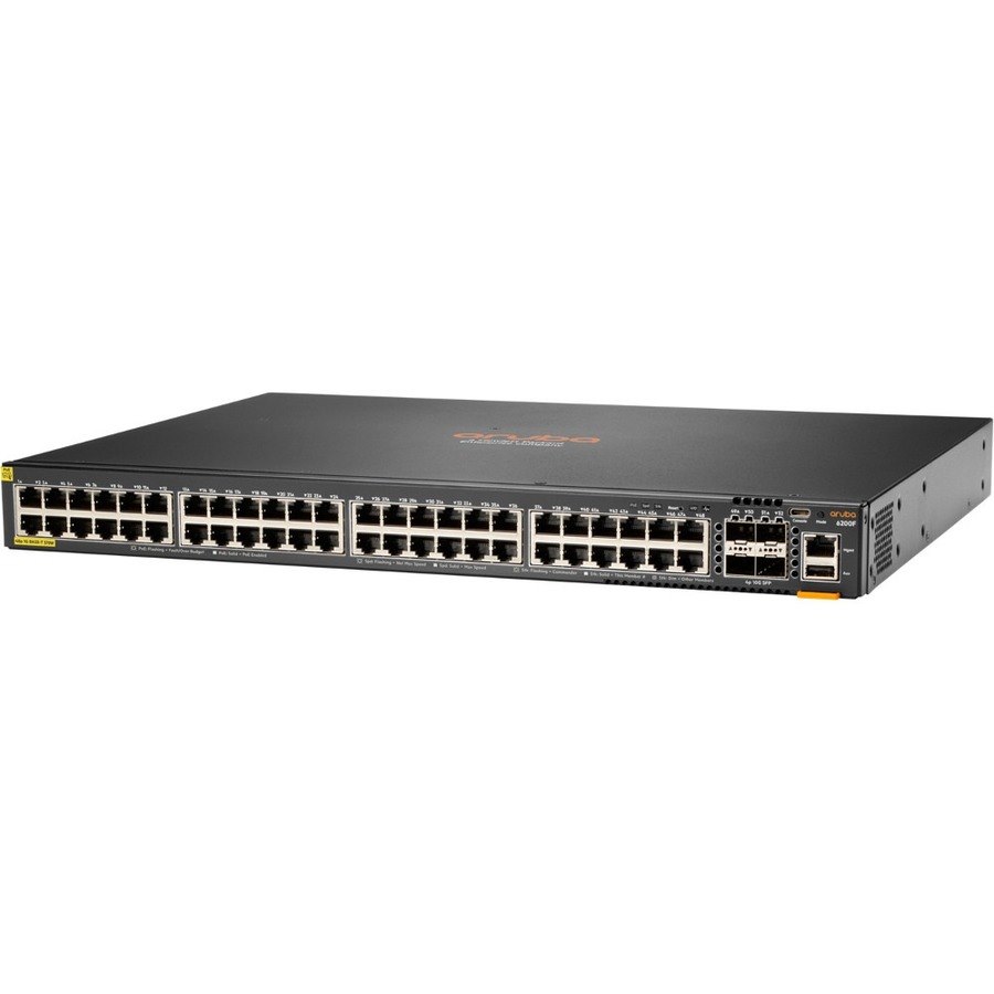 HPE 6200F 48G Class4 PoE 4SFP+ 370W Switch