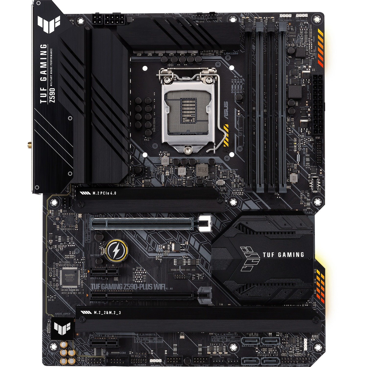 TUF GAMING Z590-PLUS Desktop Motherboard - Intel Z590 Chipset - Socket LGA-1200 - Intel Optane Memory Ready - ATX