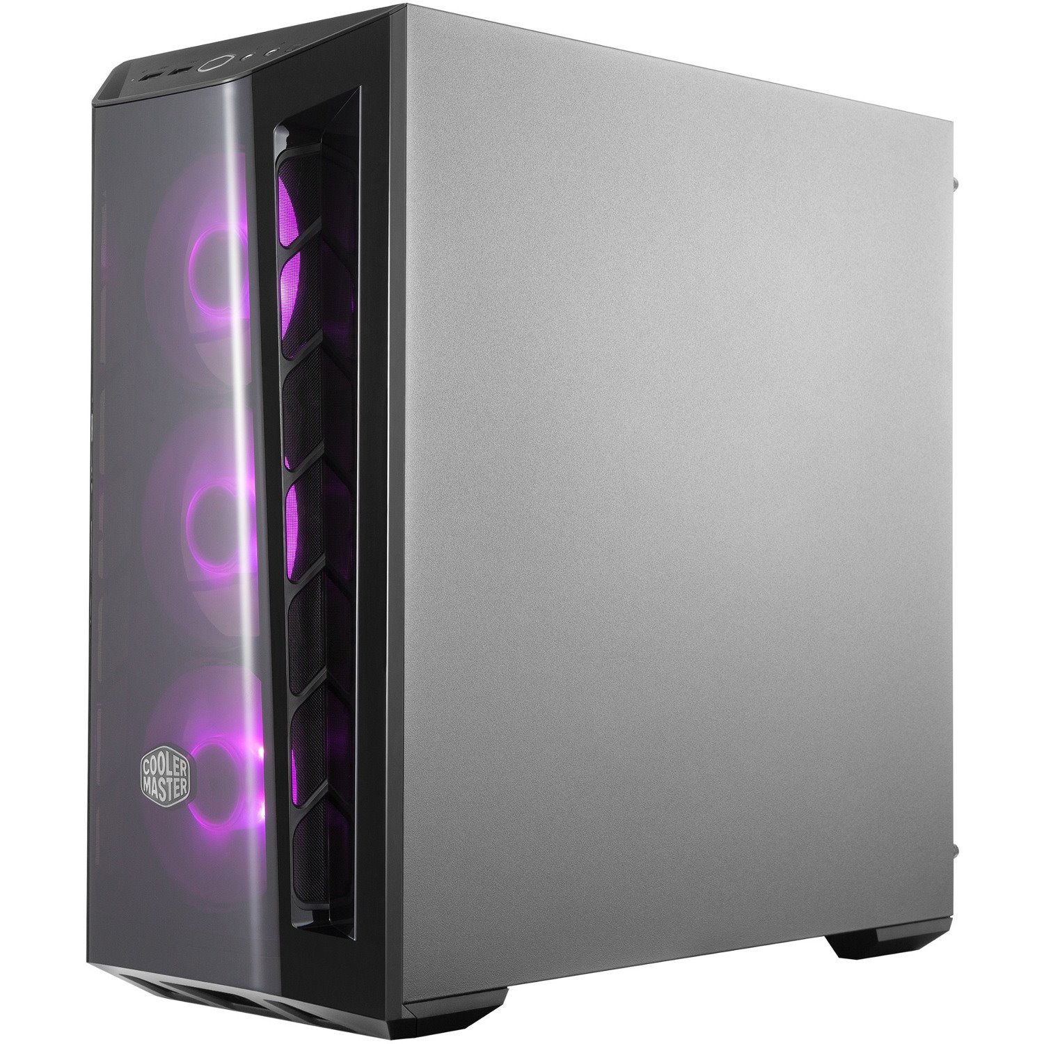 Cooler Master MasterBox MB520 RGB Computer Case - ATX, Micro ATX, Mini ITX Motherboard Supported - Mid-tower - Steel, Plastic, Tempered Glass - Black