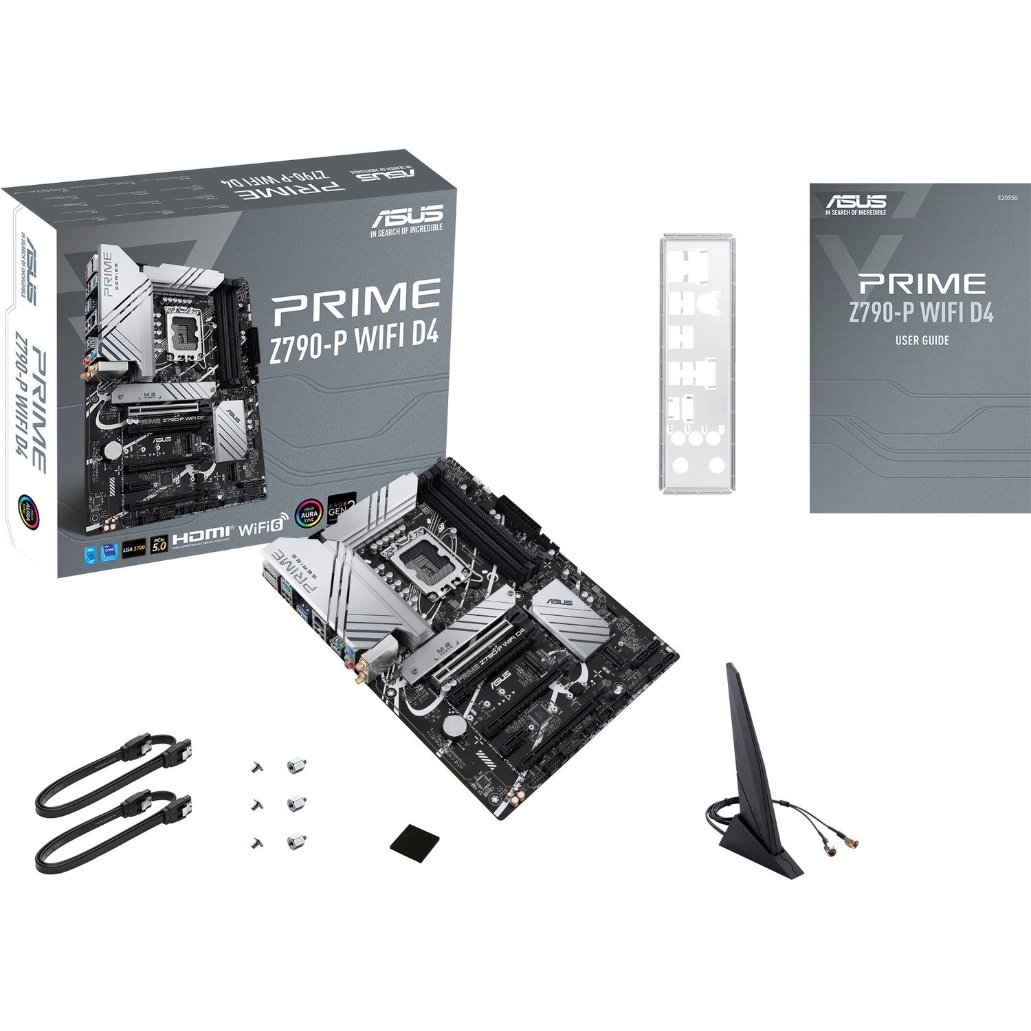 Asus Prime Z790-P WIFI D4 Gaming Desktop Motherboard - Intel Z790 Chipset - Socket LGA-1700 - ATX