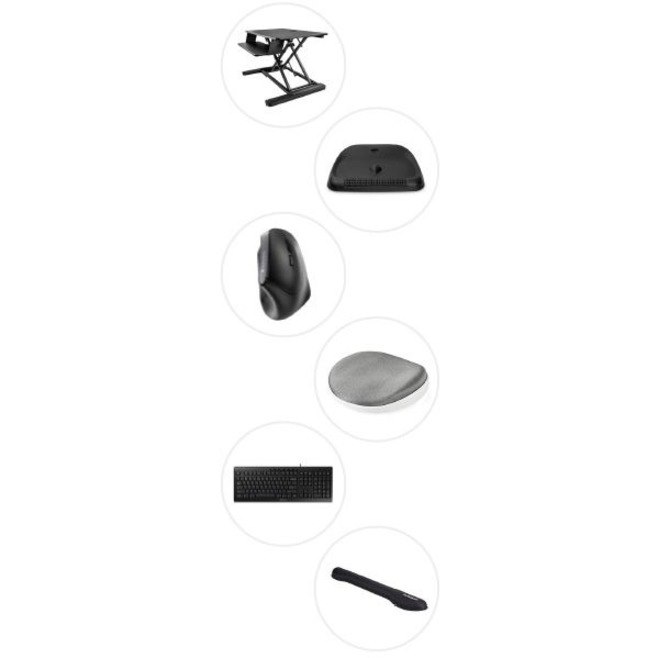 CHERRY Standing Desk/Keyboard/Mouse Kit