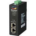 Microsemi 1-port, IEEE 802.3bt Type3 60W, 20-60 VDC, Industrial PoE Midspan