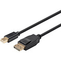 Monoprice Select Series Mini DisplayPort 1.2 to DisplayPort 4K Capable Cable, 10ft