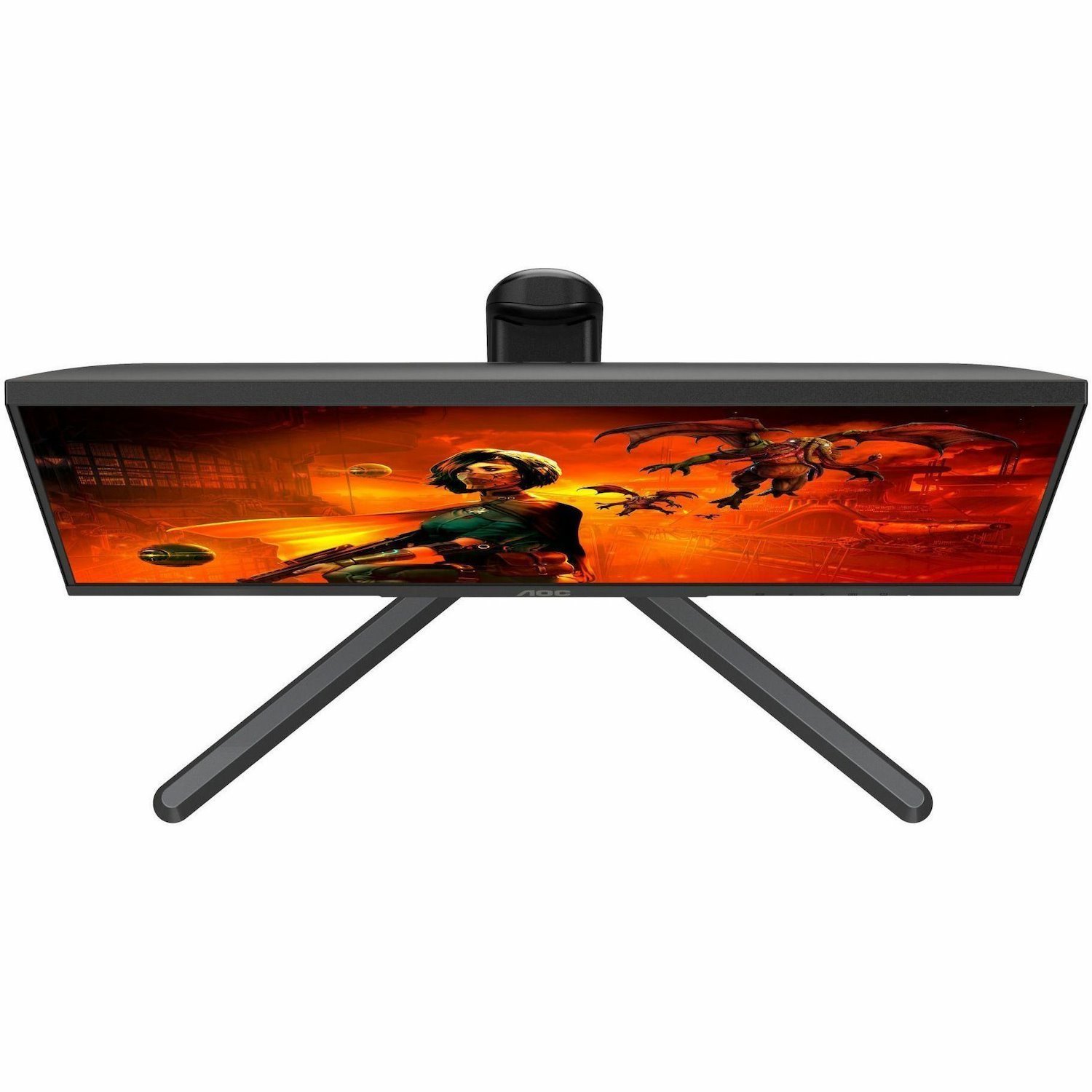 AOC AGON U27G3X/BK 27" Class 4K UHD Gaming LED Monitor - 16:9 - Black, Red