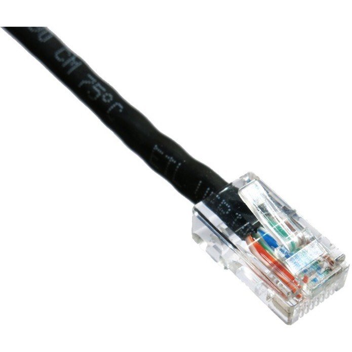 Axiom 6-INCH CAT6 550mhz Patch Cable Non-Booted (Black) - TAA Compliant