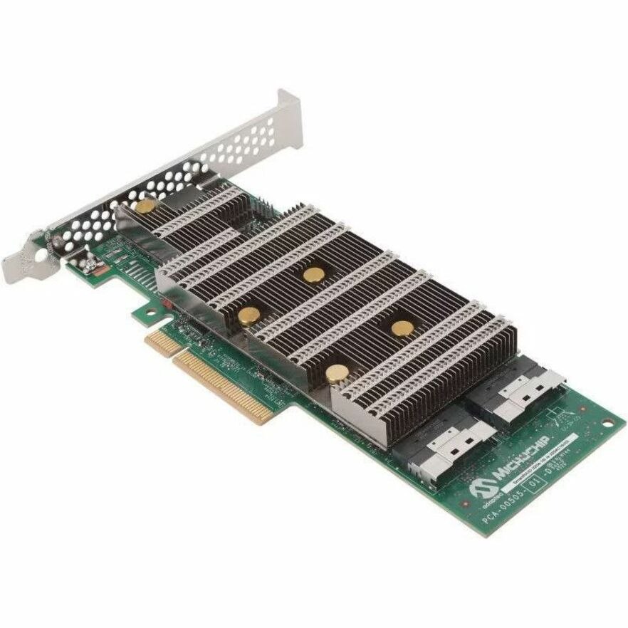 Microchip 24G SAS/SATA/NVMe PCIe Gen 4 RAID Adapter