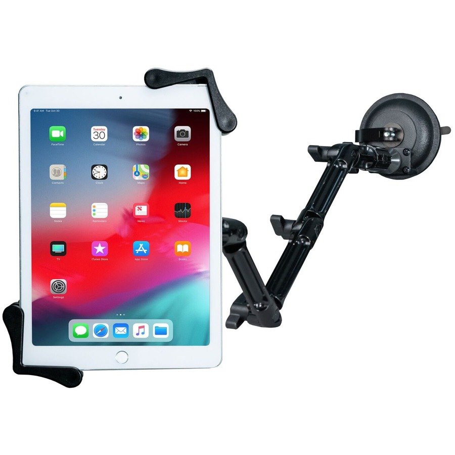 CTA Digital Custom Flex Suction Mount for 7-14 Inch Tablets, including iPad 10.2-inch (7th/ 8th/ 9th Gen.)