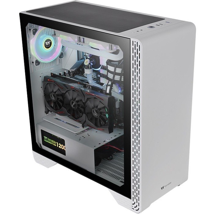 Thermaltake S300 Tempered Glass Snow Edition Mid-Tower Chassis