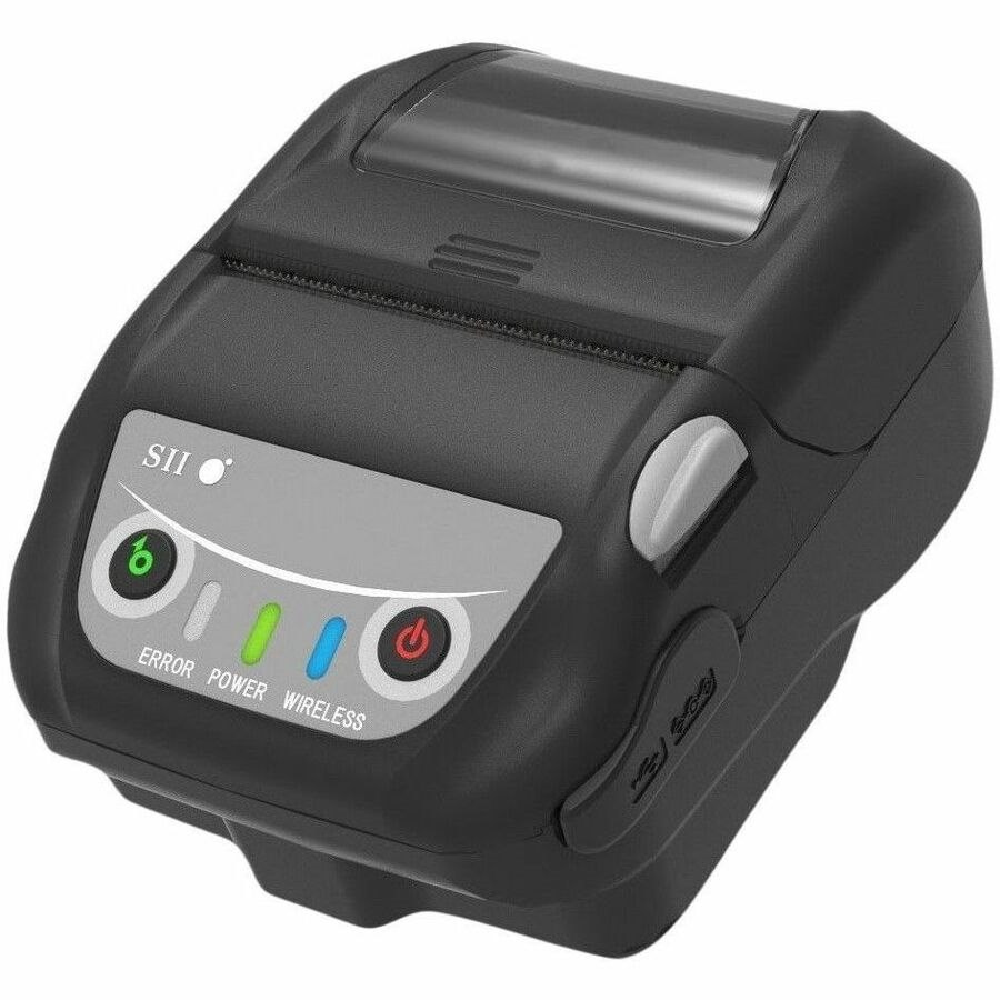 Seiko MP-B21L Mobile, Measuring Device, Medical Equipment, Healthcare, Food Service, PDA Direct Thermal Printer - Monochrome - Portable - Label/Receipt Print - USB - Bluetooth - Wireless LAN - Battery Included - With Cutter