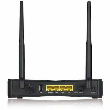 ZYXEL LTE3301-PLUS Wi-Fi 5 IEEE 802.11ac 1 SIM Ethernet, Cellular Wireless Router