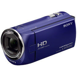 Sony Handycam HDR-CX220/L Digital Camcorder - 2.7" LCD Screen - 1/5.8" Exmor R CMOS - Full HD - Blue