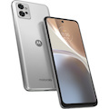 Motorola Mobility moto g32 64 GB Smartphone - 16.5 cm (6.5") LCD Full HD Plus 2400 x 1080 - Octa-core (Kryo 265 GoldQuad-core (4 Core) 2.40 GHz + Kryo 265 Silver Quad-core (4 Core) 1.90 GHz - 4 GB RAM - Android 12 - 4G - Satin Silver