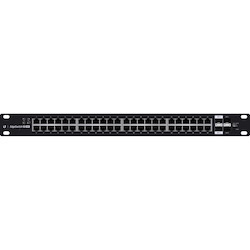 Ubiquiti EdgeSwitch 48 - 48-Port Managed PoE+ Gigabit Switch, 2 SFP And 2 SFP+, 500W Total Power Output - Supports PoE+ And 24V Passive