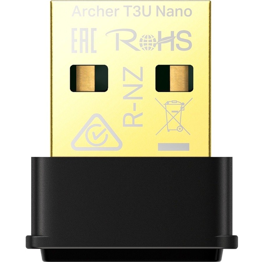 TP-Link Archer T3U Nano IEEE 802.11 a/b/g/n/ac Dual Band Wi-Fi Adapter for Desktop Computer/Notebook/Wireless Router