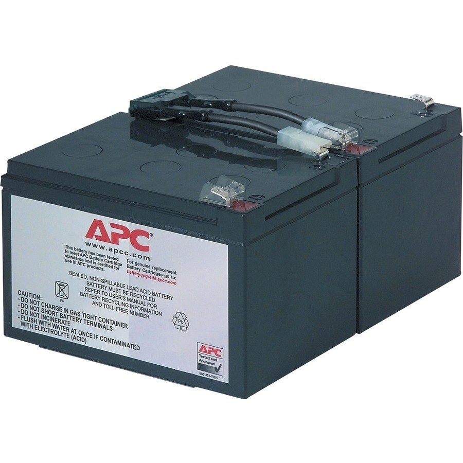 APC by Schneider Electric Replacement Battery Cartridge, VRLA battery, 11Ah, 12VDC, 2-year warranty